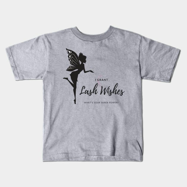 Lash Wishes Kids T-Shirt by JFitz